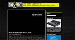 Desktop Screenshot of bigbeat.co.za