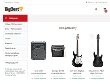 Tablet Screenshot of bigbeat.pl